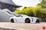 Lexus LC500 Hybrid on Vossen Wheels (HF-1) 2018 года (JP)
